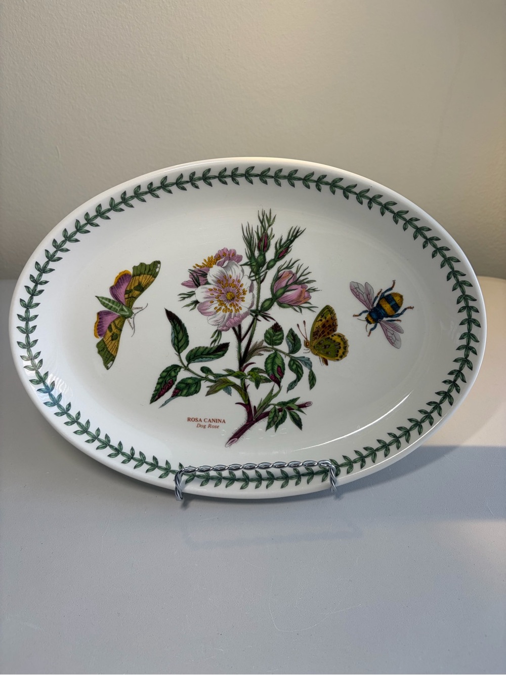 Portmeirion Botanic Garden Oval Steak Chicken Seafood Platter Made In England